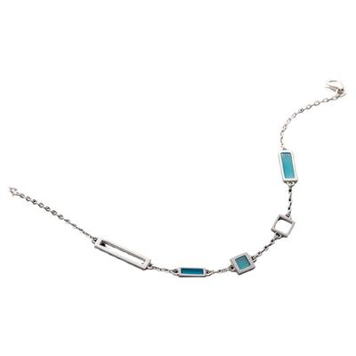 花芽晴空手链女纯银简约个性日系