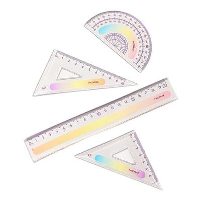 学生套尺小学生专用透明绘图套装