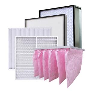 除尘过滤布g4初效板式G4中效袋式过滤器中央空调无纺布高效过滤网