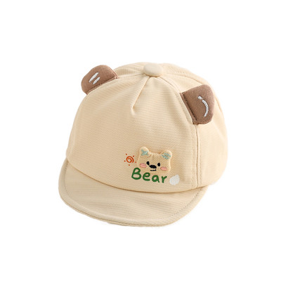 婴儿鸭舌帽可爱超萌婴幼儿软檐帽