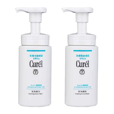 珂润保湿氨基酸清洁洗面奶2瓶