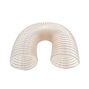 10米PU聚氨酯风管吸尘管软管波纹管钢丝木工透明工业通风内径伸缩