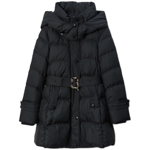 红色妈妈羽绒服女冬季新款修身显瘦收腰小个子中年短款保暖外套女