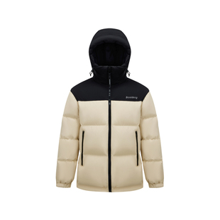 波司登羽绒服男短款冬季新品情侣款时尚运动连帽休闲女红色外套