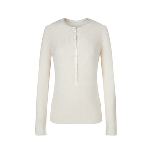 【0压系列】LESS春内搭时尚毛衫通勤绵羊毛修身针织衫女2P1310950