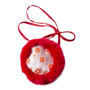 木本尚女宝宝过年包包2026新款兔年女童装饰包斜挎包红包袋