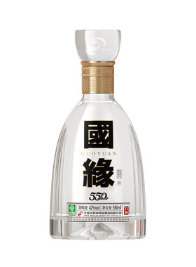 【升级550ml】今世缘 42度国缘四开550ml单瓶装商务宴请送礼