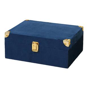 简约轻奢木质桌面饰品收纳盒大容量高档绒布首饰盒高级感珠宝盒子