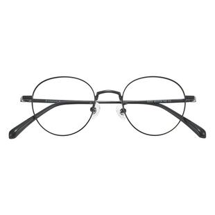 久森眼镜框女高度近视眼镜女超轻小脸可配度数小镜框复古圆框8372