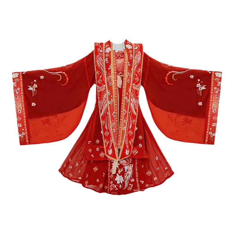 相思扣如梦霓裳婚服男款交领襦裙