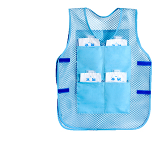 冰袋降温背心户外随身空调马甲防暑工地高温作业水冷制冷神器女士