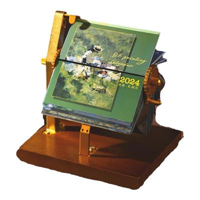 翻页手摇机械日历2026年