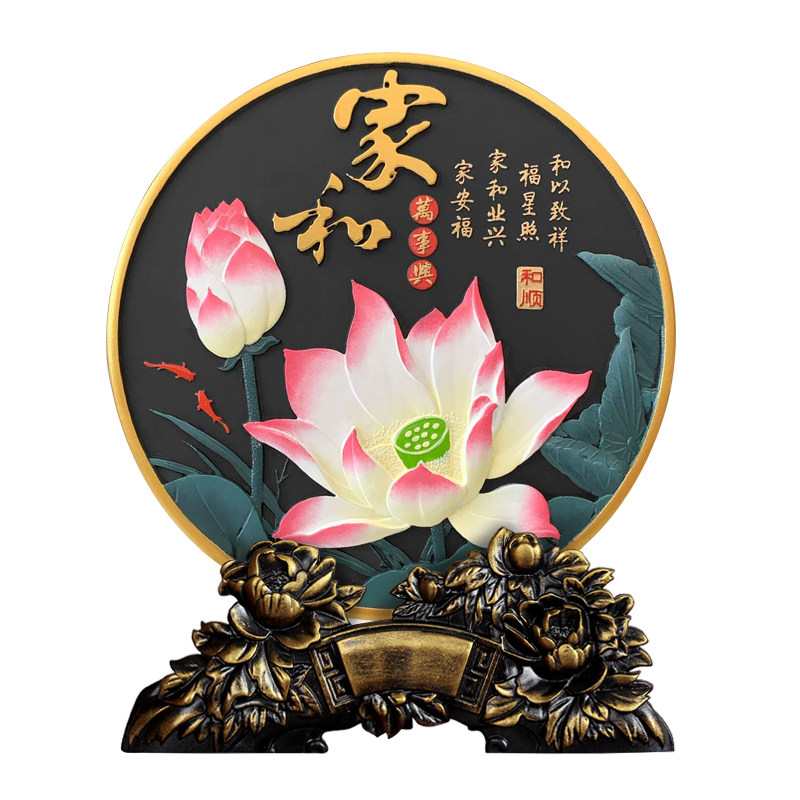 活性炭雕小创意风房间电视柜摆件