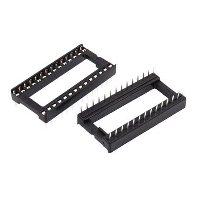 IC插座 IC测试座 28P 芯片座DIP28脚(宽体) 一管17个 一管2.8元