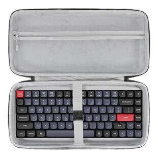 虎炳适用渴创Keychron键盘收纳包K8Pro键盘包K2Pro收纳盒K15Pro保护盒防摔Q8Pro Q10Pro机械键盘一体收纳包