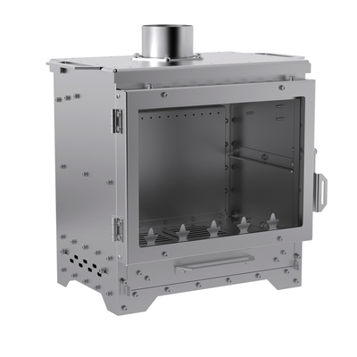 森美岳兔户外露营不锈钢柴火炉