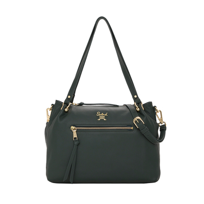 salad大容量牛皮单肩包