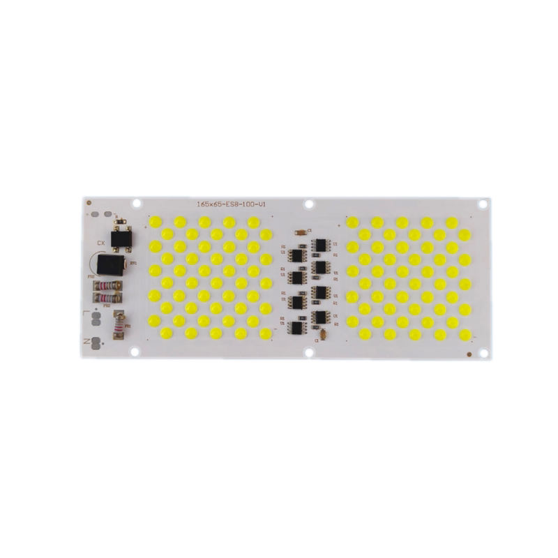 220V免驱动led投光灯灯芯板50W100W亚明7070球场投射灯维修光源板