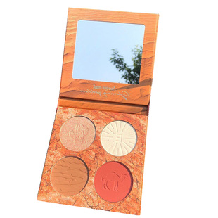 三色高光腮红修容一体盘鼻影侧影立体脸部提亮阴影粉highlighting