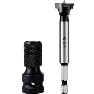 尤优六角柄木工开孔器锂电电动扳手18高速钢20电板手22mm合金钻头