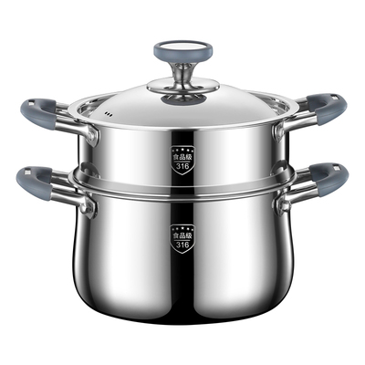 锅乐滋无铆钉一体成型烧黑包退