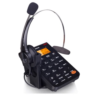 盈信288电话机 商务办公固话前台客服话务机连接电脑录音耳麦座机
