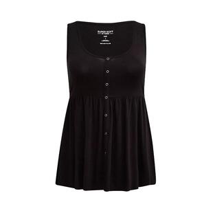 Plus Size Super Soft Babydoll Vest大码福利盖臀高弹中长款背心