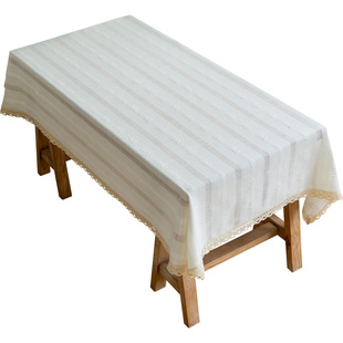 桌布布艺现代简约网红ins餐桌布长方形家用日系茶几布棉麻日式