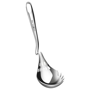 喜诗316不锈钢顺心勺子加厚汤勺家用火锅漏勺捞面滤汤挂壁小号勺