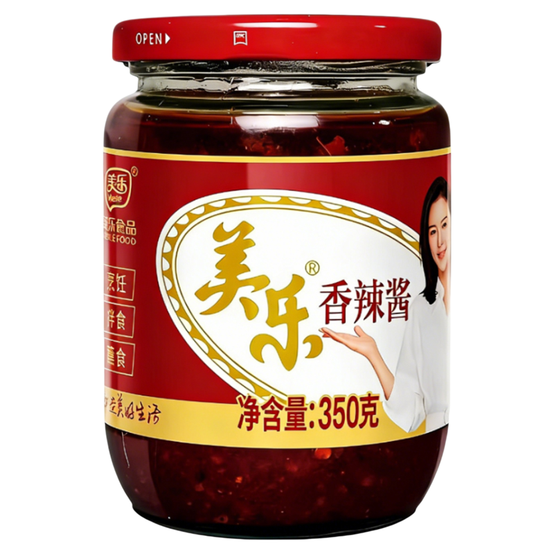 美乐香辣酱350g*24瓶整箱批发