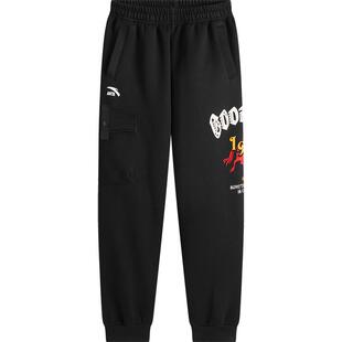 【马年新年】安踏儿童装男童裤子2026春季新款大童拜年服运动卫裤