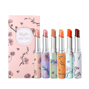 买1送1曼妮芬美妆轻润水光变色唇膏保湿口红蔷薇红显白樱花粉元气