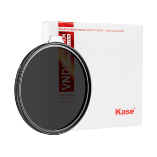 Kase卡色可调VND减光镜 1.5-10档可变ND镜 中灰密度镜 62 67 72 77 82mm 视频拍摄ND相机镜头滤镜 官方旗舰店