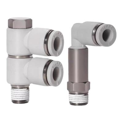 亚德客内牙快插直通弯头气动接头