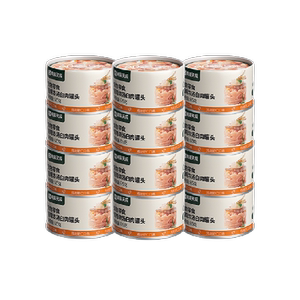 网易严选浓汤白肉猫罐头85g*12罐