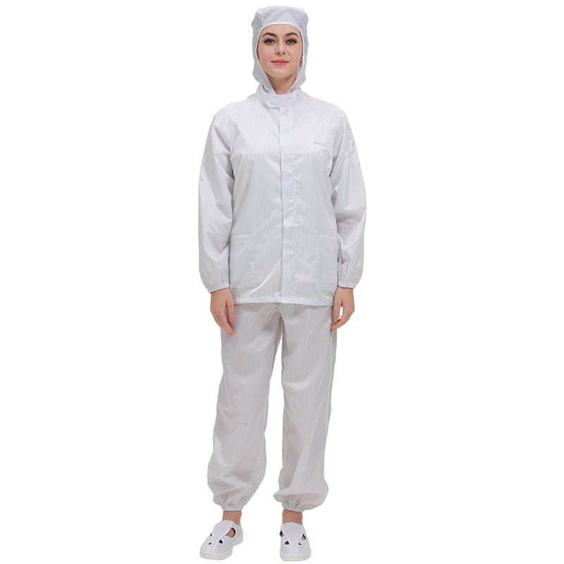 防静电防尘连帽分体洁净服套装