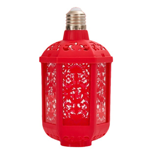 2026新款春节彩灯大号新年七彩发财福字灯旋转过灯笼灯泡过年氛围