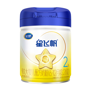 注册得大罐+集罐】飞鹤星飞帆2段900g婴幼儿奶粉二段品牌旗舰店