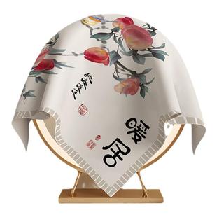 镜子盖布梳妆台防尘布小圆镜遮镜布小盖巾打印机防尘罩万能遮灰布