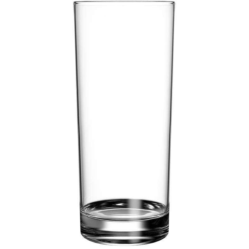 家用喝水牛奶透明耐热直身玻璃杯
