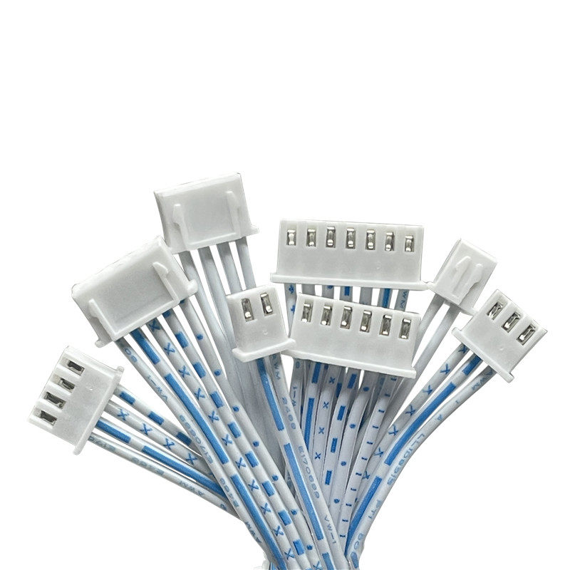 排线XH2.54转JC25端子线90度弯针接插线路板焊接连接线6P15CM定制