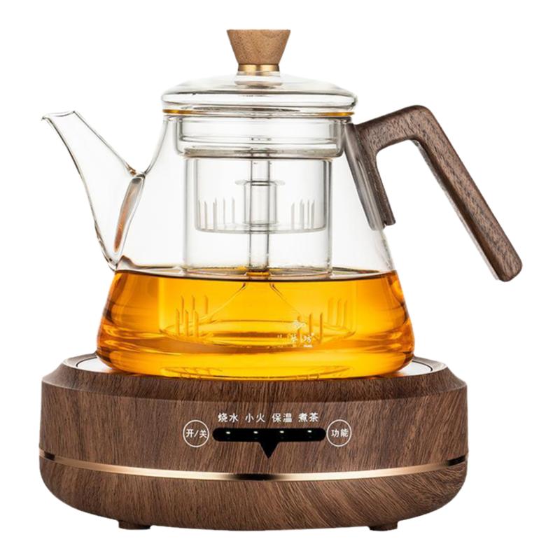 玻璃蒸煮一体喷淋式煮茶器煮茶壶
