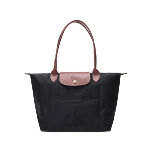 【自营】LONGCHAMP/珑骧简约百搭 女士单肩手提包饺子包中号