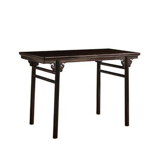 蕴秀阁紫光檀红木书桌明式家具书房画案书法写字桌子黑酸枝学习桌