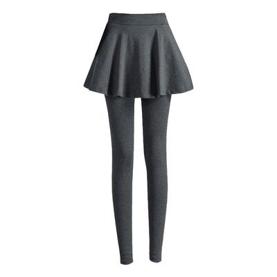 假两件打底裤纯棉加绒加厚