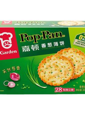嘉顿香葱薄脆饼干咸香味独立包装