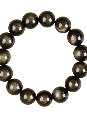 黑曜石男士手链轻奢小众精致