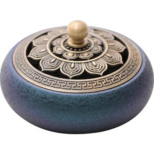 纯铜香炉家用室内熏香炉沉香盘香炉香篆炉小香炉高级香薰炉檀香炉