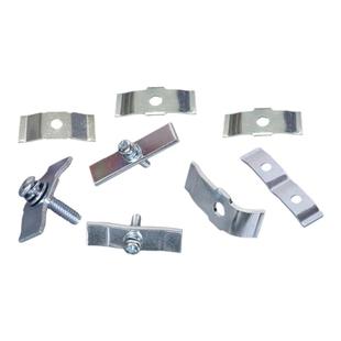 弹性压片平直弯压板单管双管mos功率电源固定夹压条通孔弹性铁片