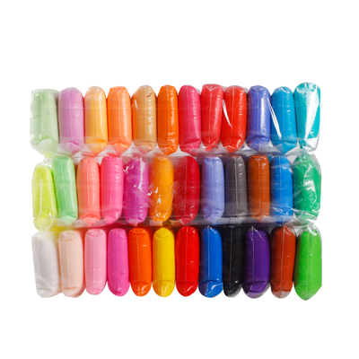 12色安全无毒24色超轻粘土手工diy制作幼儿园小学36色太空泥彩泥